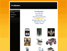 Tablet Screenshot of fixmasters.net